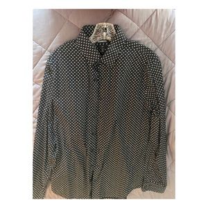 EUC Express Slim Fit Floral Dress Shirt